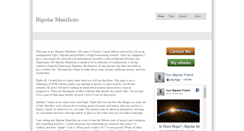 Desktop Screenshot of bipolarmanifesto.com